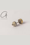 Parts of Four Mini Stud Earrings 1035-9- DA10KW+DIA PPOF18